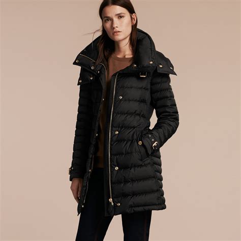 burberry belted long down-filled puffer coat|women's burberry puffer coat sale.